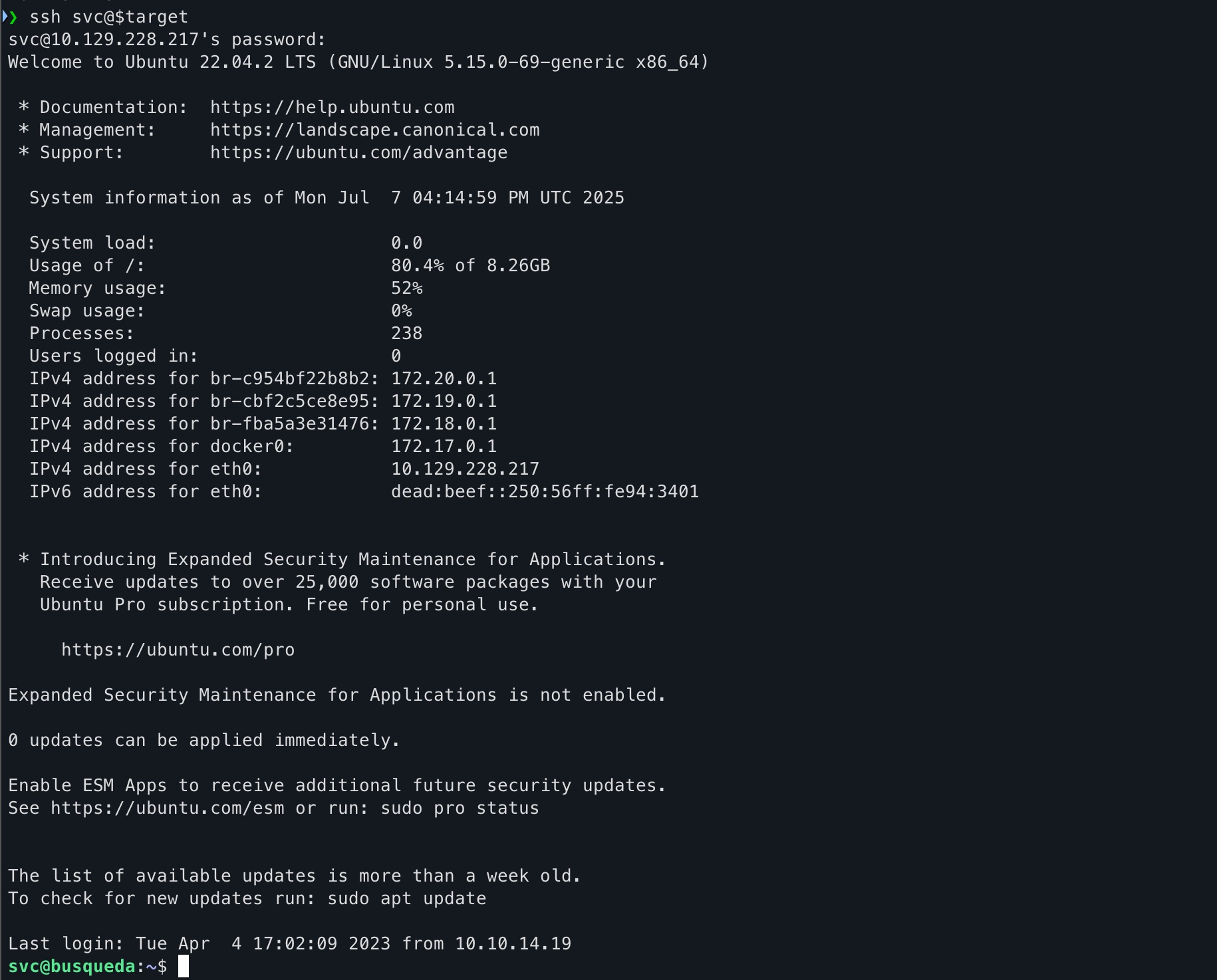 SSH