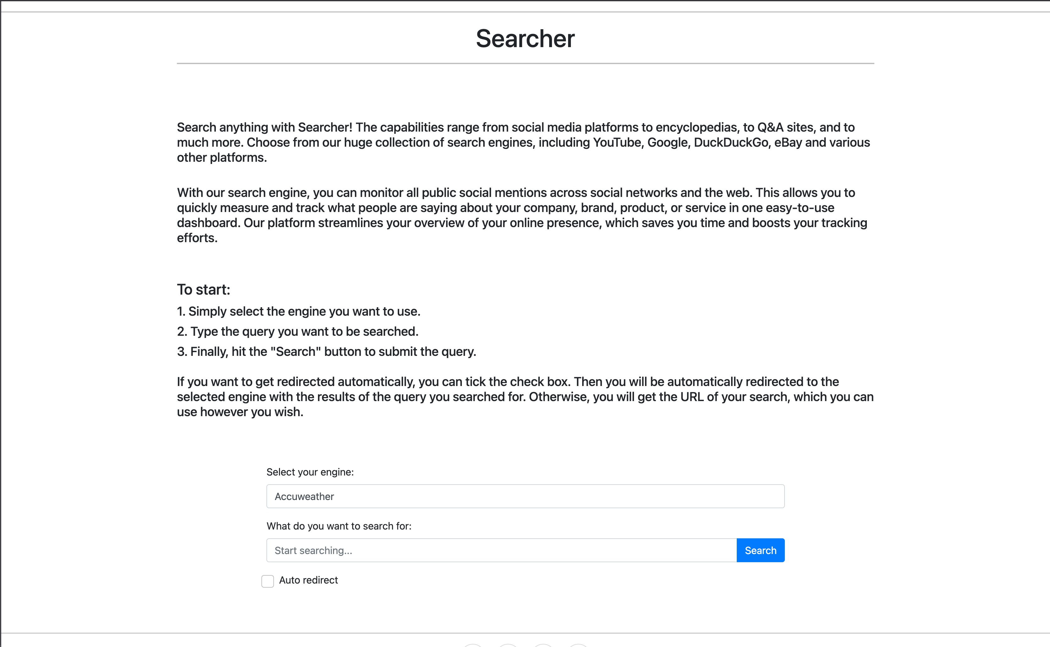 Searcher