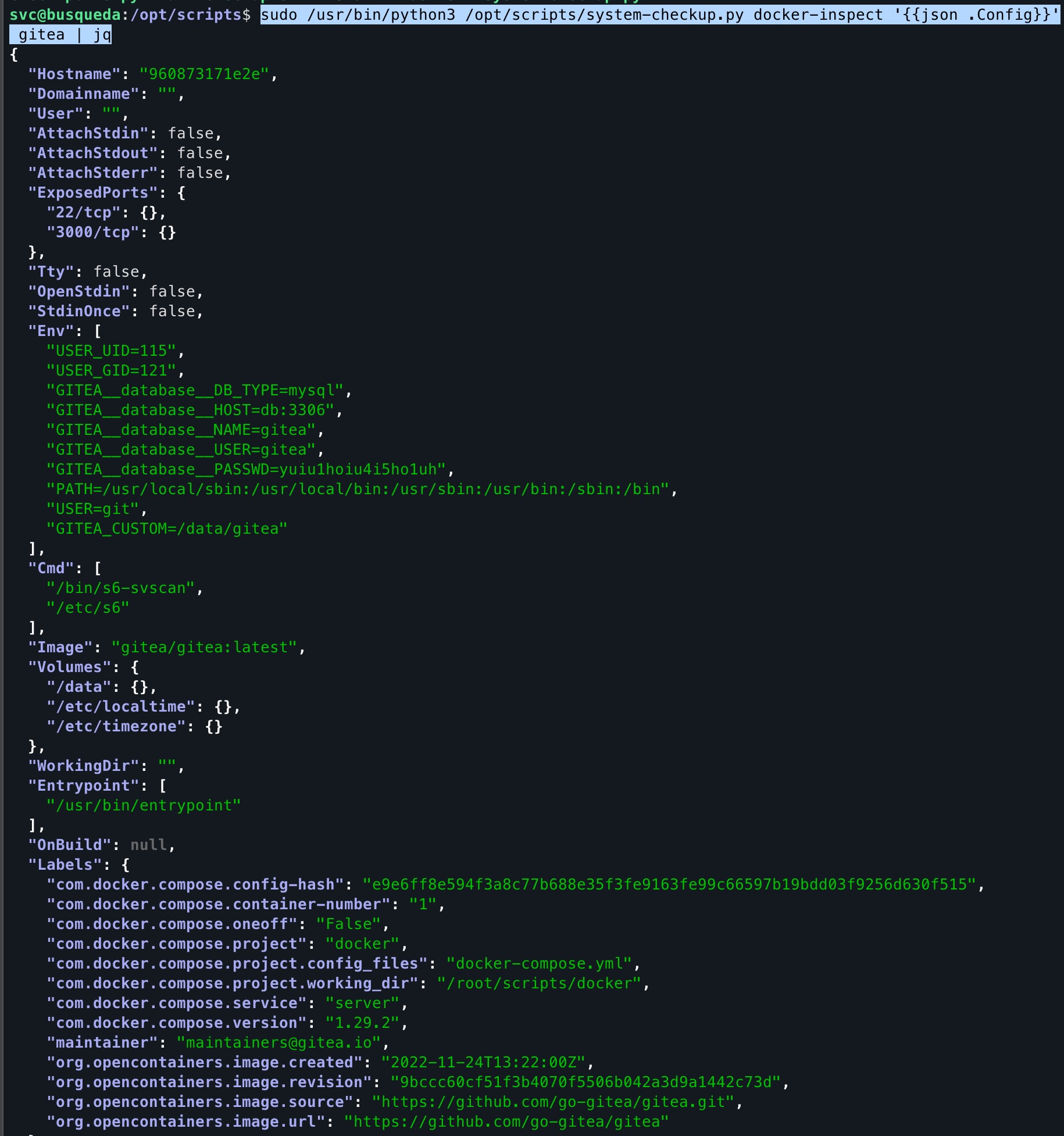 Docker Inspect